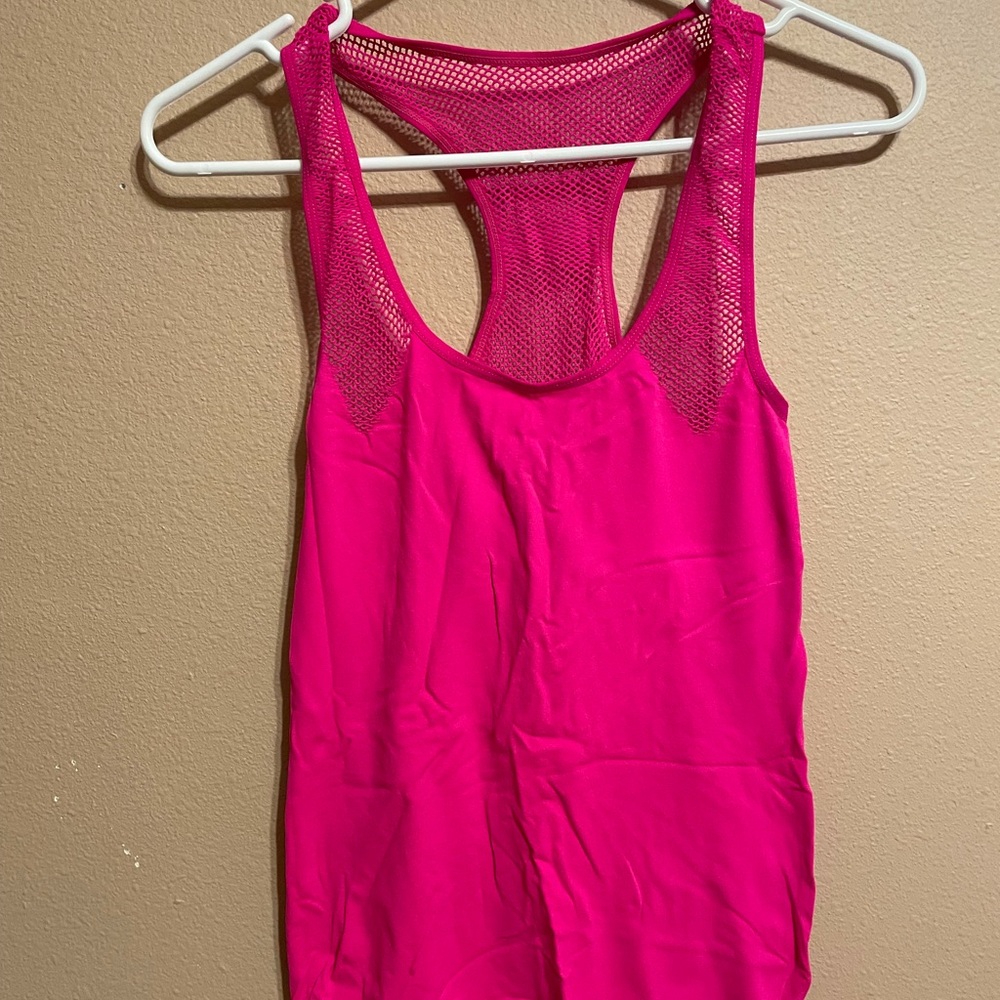 Fitted Pink Tank Top